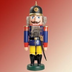 Nussknacker Soldat blau