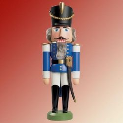 Nussknacker Husar blau