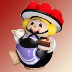 Kugelr�ucherfigur Schwarzwaldm�dchen