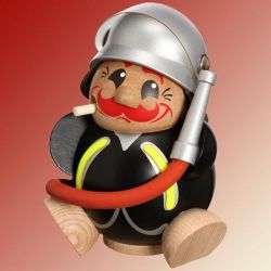 Kugelr�ucherfigur Feuerwehrmann