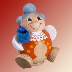 Kugelr�ucherfigur Oma Lustig
