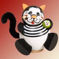 Kugelr�ucherfigur K�tzchen