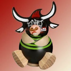 Kugelr�ucherfigur Ochse