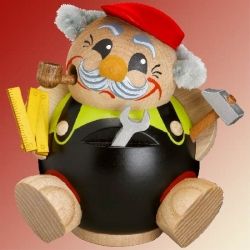 Kugelr�ucherfigur Heimwerker