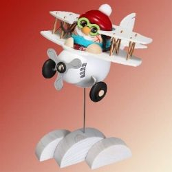 Kugelr�uchern�nnchen Nikolaus im Doppeldecker