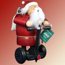 R�ucherm�nnchen Weihnachtsmann mit Elektromobil