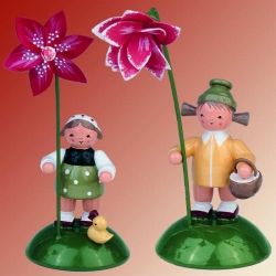 Satz Blumenkinder, 2-tlg.
