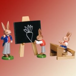 Hasenschule 4-tlg.