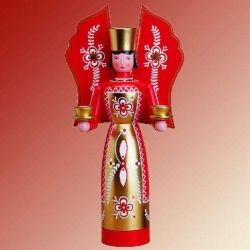 Lichterfigur Engel rot, gro�