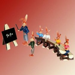 Hasenschule (5 Kinder + Lehrer)