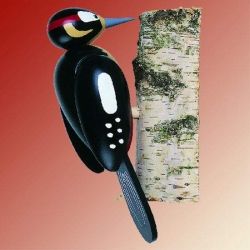 Holzfigur Buntspecht