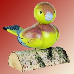 Holzfigur Gr�nling