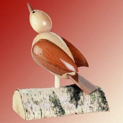 Holzfigur Star natur