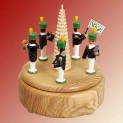 Spieldose Bergparade klein, natur