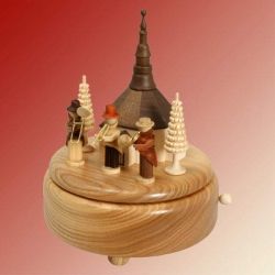 Spieldose Seiffener Kirche/Bl�ser