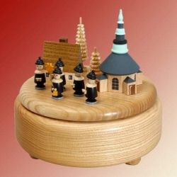 Spieldose Dorf Seiffen mit Kurrende