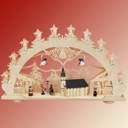 SAICO 3D Schwibbogen Altst�dter Weihnachtsmarkt - Erzgebirge