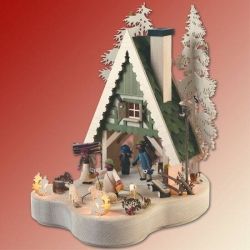 SAICO Lichterhaus Waldhaus mit 2 Drehb�hnen