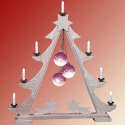 SAICO Lichterspitze mit 3 original Th�ringer Glaskugeln
