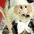R�ucherm�nnchen Wichtel Weihnachtsmann mit Ski