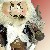 R�ucherm�nnchen Wichtel Weihnachtsmann mit Ski