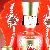Lichterfigur Engel rot, gro�