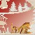 SAICO 3D Schwibbogen Geschnitzte Rehe im Schnee - Erzgebirge