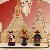SAICO 3D Schwibbogen Seiffener Weihnachtsmarkt - Erzgebirge