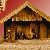 SAICO 3D Schwibbogen Christi Geburt mit beweglichen Figuren