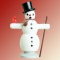 R&auml;ucherm&auml;nnchen Schneemann mit Schal