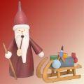 Imp Santa Claus with sledge