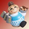 Kugelr�ucherfigur Kellnerin
