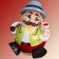 Kugelr�ucherfigur Winzer