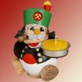 Kugelr�ucherfigur Lichter - Bergmann