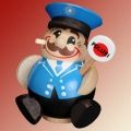 Kugelr�ucherfigur Polizist