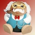 Kugelr&auml;ucherfigur Pension&auml;r