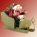R�uchermann Weihnachtsmann mit Schlitten