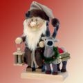 R�ucherm�nnchen Wichtel Weihnachtsmann mit Rentier