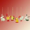 Osterschmuck-Set mit 6 Tierfiguren