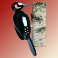 Holzfigur Buntspecht