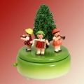 Spieldose Instrumentenkinder, gr�n