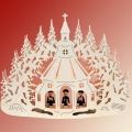 SAICO Fensterlicht Seiffener Kirche mit Figuren