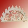 SAICO 3D Schwibbogen Weihnachtsabend - Erzgebirge