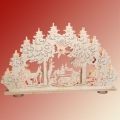SAICO 3D Schwibbogen Waldidylle - Erzgebirge