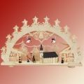 SAICO 3D Schwibbogen Altst&auml;dter Weihnachtsmarkt - Erzgebirge