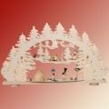 SAICO 3D Schwibbogen Schneemann - Erzgebirge