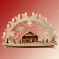 SAICO 3D Schwibbogen Christi Geburt mit beweglichen Figuren
