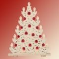 SAICO 3D Lichterspitze Baum mit roten Kugeln