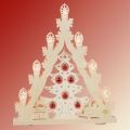 SAICO 3D Lichterspitze Weihnachtsbaum rote Kugeln
