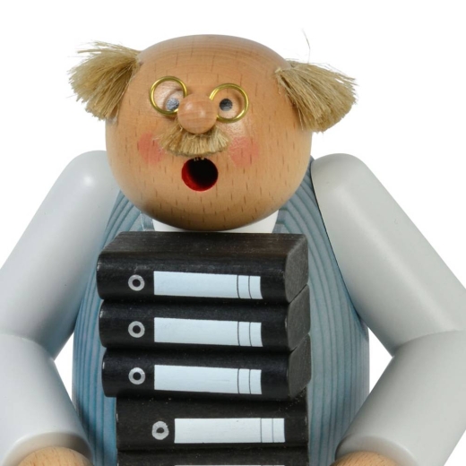 Räuchermännchen Buchhalter